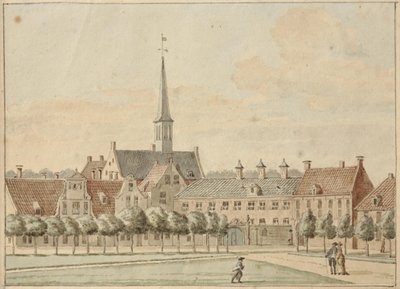 Martinikerkhof avec le Prinsenhof et la Gardepoort - Jan Bulthuis